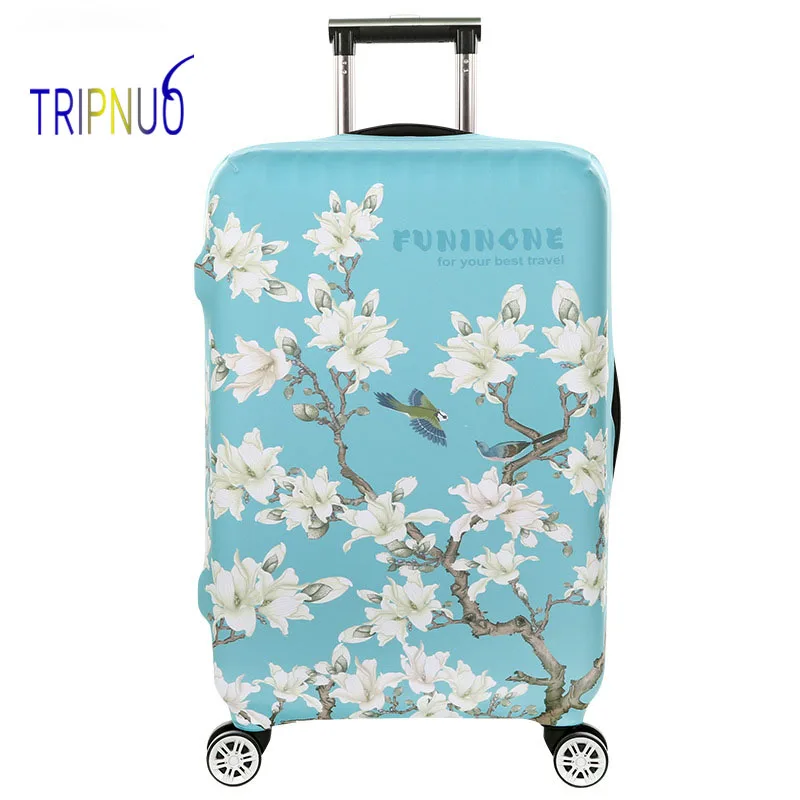 Чехол TRIPNUO для чемодана с утолщенными дорожными фламинго защитный чехол
