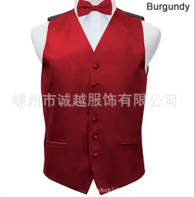 Мужской Атласный жилет с запонками и бантом 8 цветов|mens suit vest|dress vests for mensuit vest |