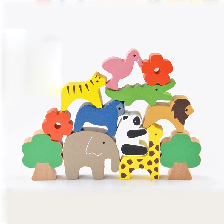 Chanycore Детские Обучающие деревянные игрушки искусственная балансировка животных