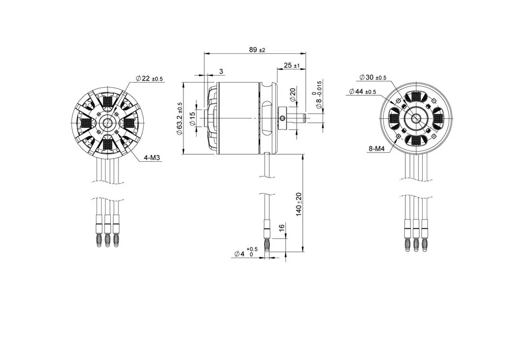 Бесщеточный мотор Tomcat 6330 KV250 G160 для радиоуправляемого аэроплана|motor door|motor excavatormotor
