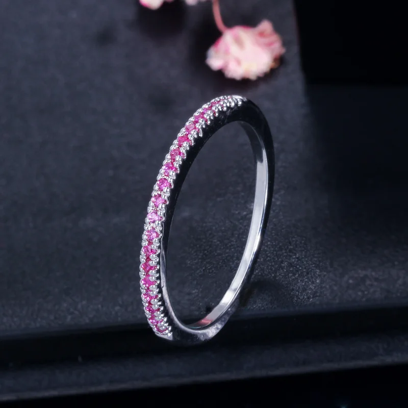 Комплект женских колец из фианита AAA + R093|Кольца| |