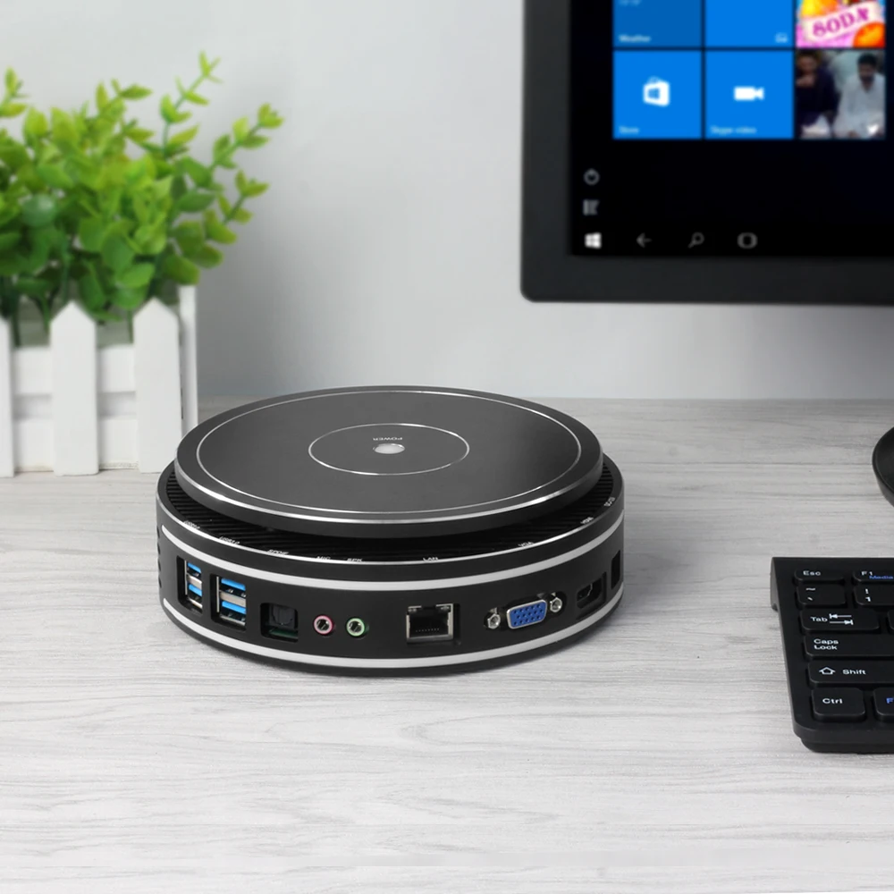 Мини ПК Windows 10 Core i7 5550U i5 5250U HDMI 4* USB VGA SPDIF wifi 4 ГБ ОЗУ 60 Гб SSD игровой ПК i3 Мини компьютер