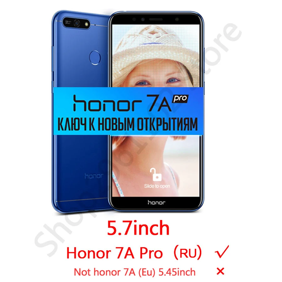 Защитное стекло для huawei Honor 7a Pro y6 prime 2018 закаленное Hua wei Honor7a a 7 экрана 9h|Защитные