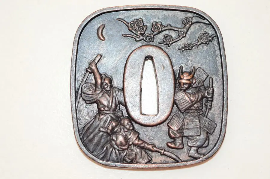 Чудесный Сплав Tsuba Guard для японского Tsuba самурайский меч катана Guard Wakizashi хороший