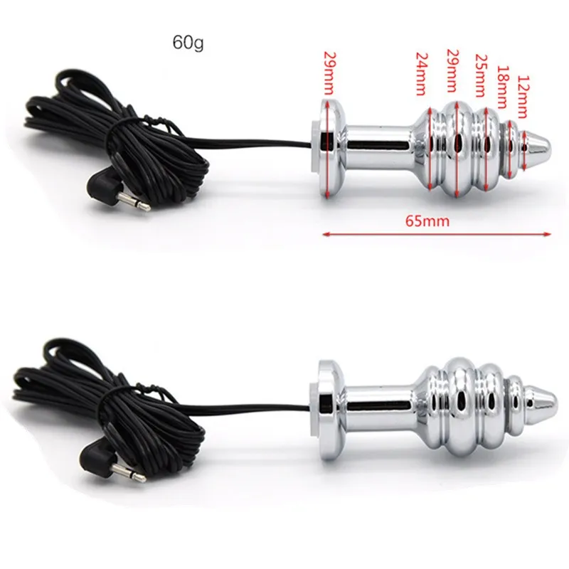 Newest Stainless Steel Anal Bullet Butt Plug Pussy Electric Shock Massager Men Medical Themed Product Sex Toy I9-131 | Красота и
