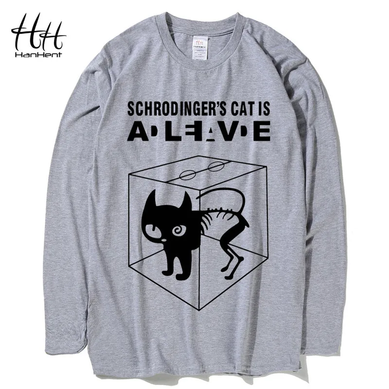 HanHent The Big Bang Theory Футболка с длинным рукавом для мужчин креативные топы хлопковая