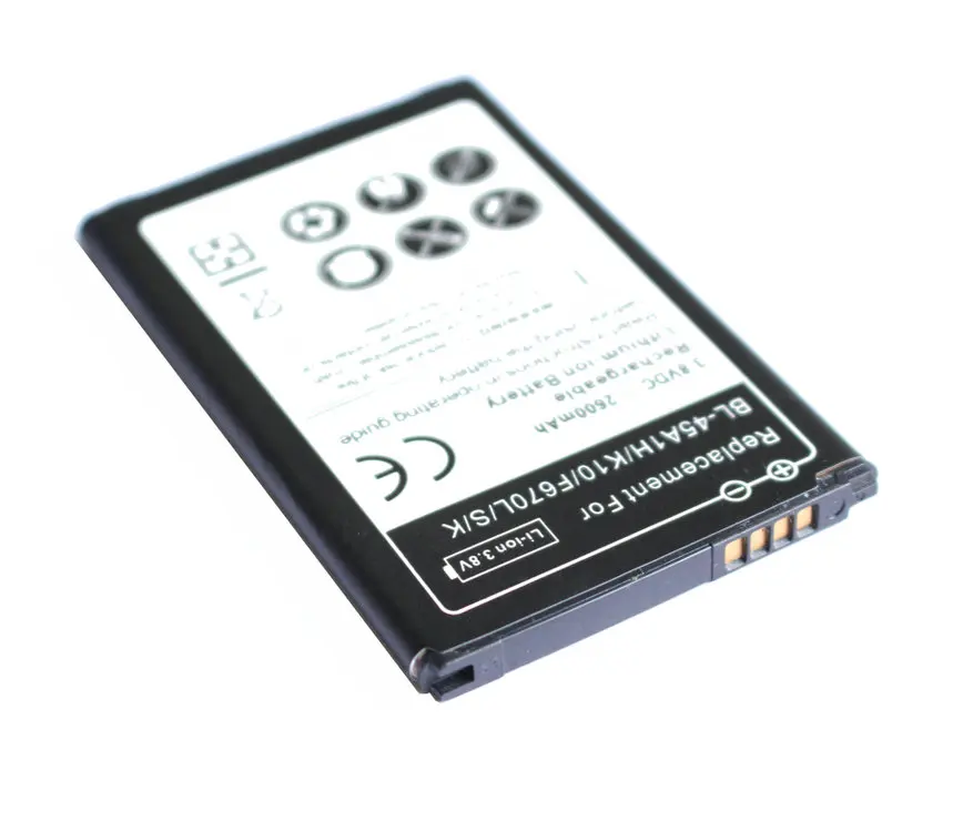 3x2600mAh BL 45A1H / BL45A1H запасной аккумулятор + универсальное зарядное устройство для LG K10