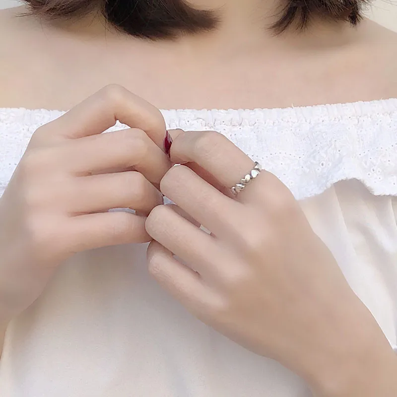 Шанис классическая натуральная 925 пробы Серебряное сердце вызвало перстни для Для женщин Серебряные вечерние украшения