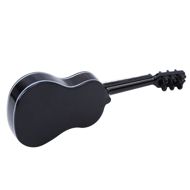 New Handmade Model With PU Box For 1/6 Action Figures Hot Toys Good Quality Doll Accessories 6th Miniature Dollhouse Wood Guitar | Игрушки и