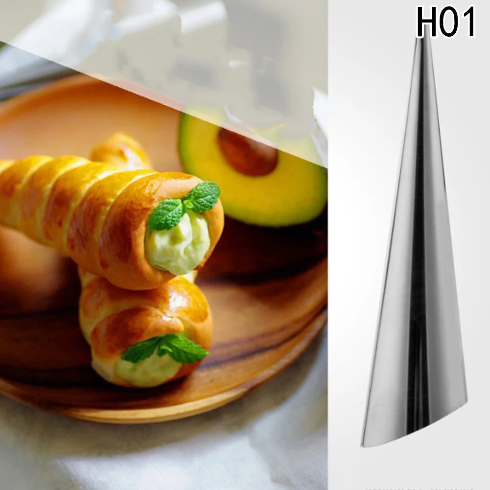 10 шт. форма для Круассанов практичная конусная термостойкая нержавеющая сталь