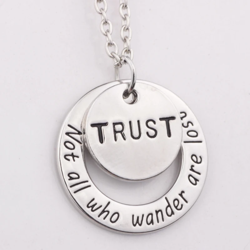 

N218 Fashion simple jewelry letter friendship necklace