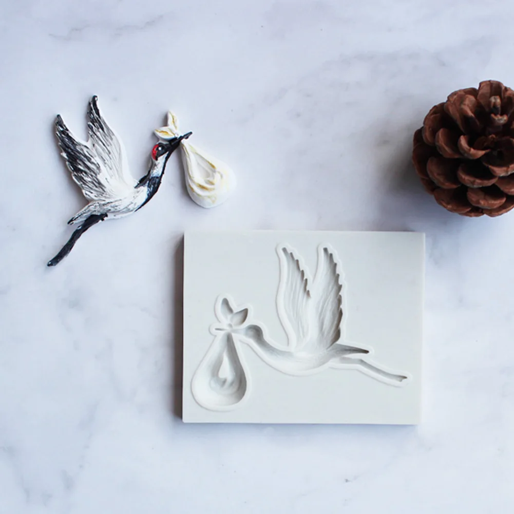 DIY силиконовая форма летающая птица торт для печенья Форма украшения тортов