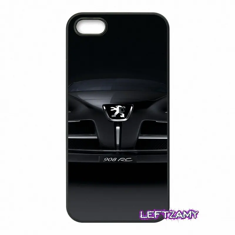 as pictures Логотип Peugeot жесткий чехол для телефона с рисунком в виде чехол для iPhone 4 и 4S 5 5C SE 6 6S 7 8 Plus X 4,7 5,5 iPod Touch 4 5 6 - Цвет: as pictures