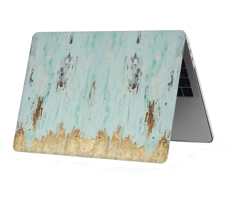 Чехол для ноутбука с мраморным принтом для MacBook Air retina Pro 11 12 13 15 для Mac Book New Pro 13 15 New Air 13,3+ с сенсорной панелью