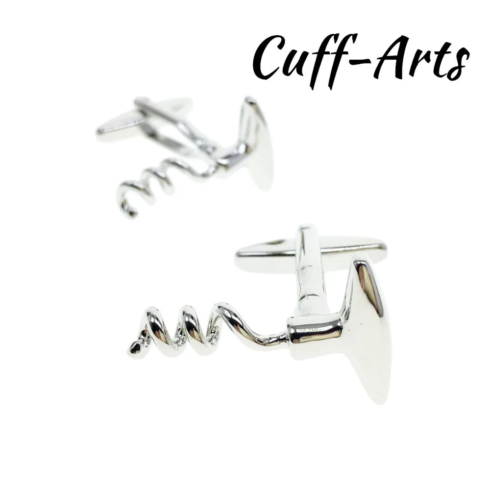 

Cufflinks for Mens Corkscrewers Cufflinks Shirt Cuff links Gifts for Men Gemelos Les Boutons De Manchette by Cuffarts C10255