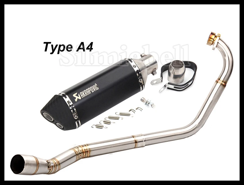 YZF R15 Akrapovic мотоцикл глушитель без шнуровки Escape Moto полная система звеньев трубы