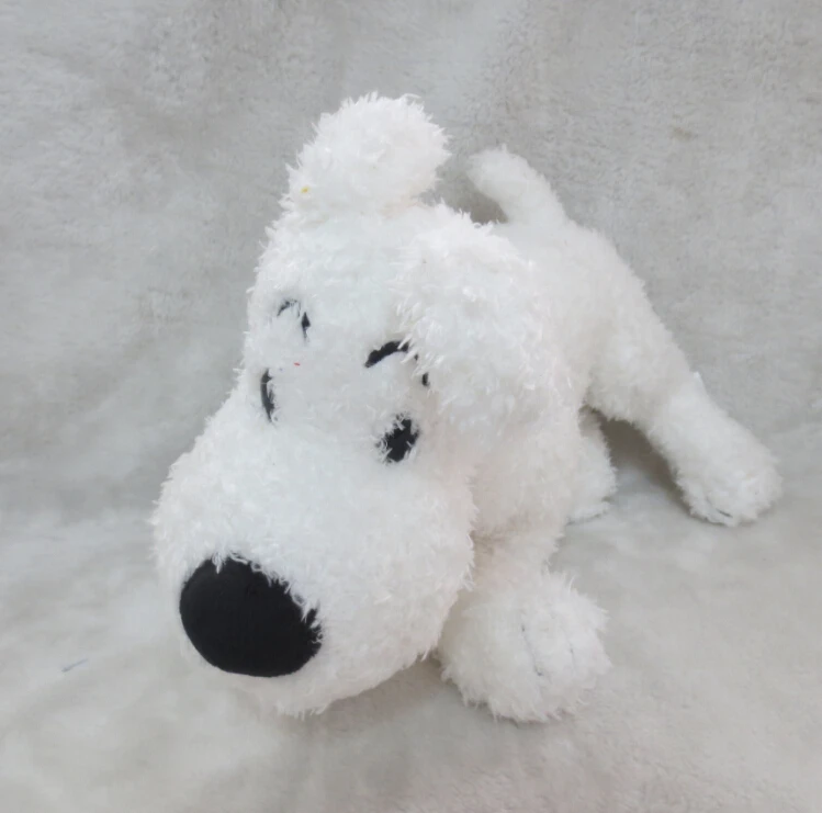 Приключения Тинтина плюшевые игрушки 34 см Снежная собака | Игрушки и хобби