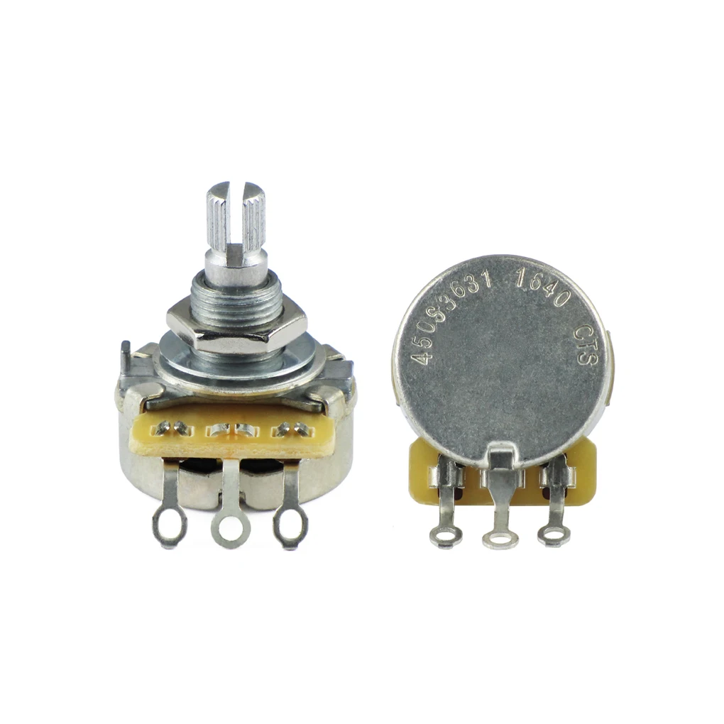 2PCS CTS B500K Potentiometer 450 Series Split Shaft Pot Linear Taper Volume Tone Control for Electric Guitar | Спорт и развлечения