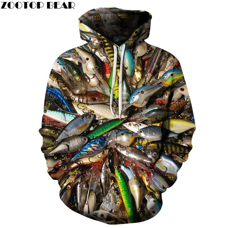 

Anime fish Print 3d Hoodies Men Funny Sweatsuits Streatwear Women Pullover Fashion Tracksuits Drop Ship ZOOTOP BEAR Brand