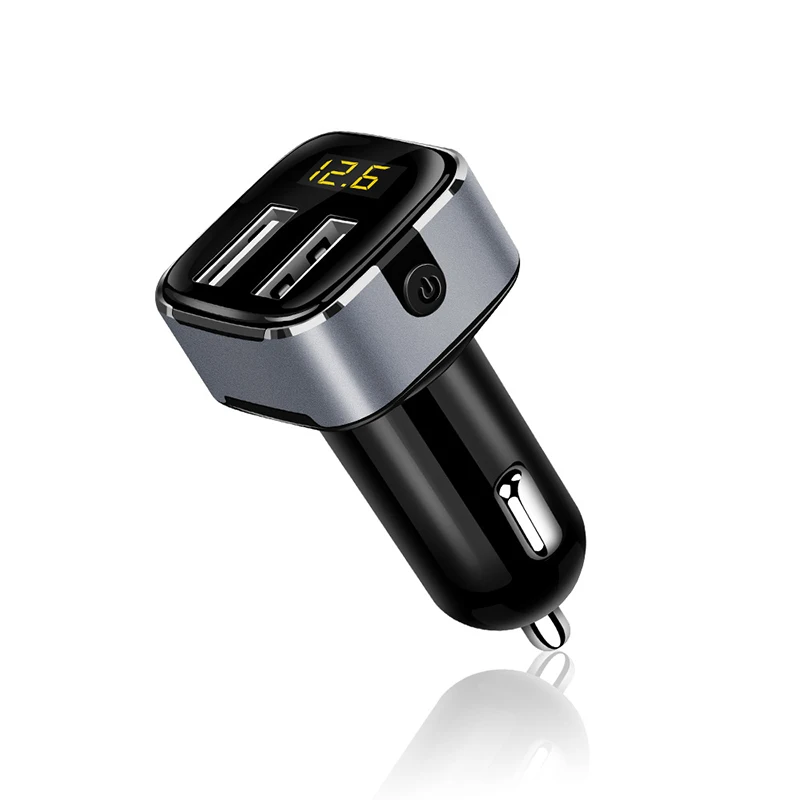 Универсальное автомобильное зарядное устройство Felkin 5V 3.1A с двумя USB светодиодами