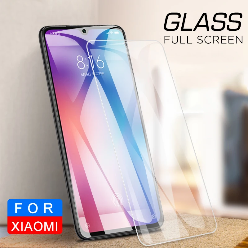 Пленка из закаленного стекла для Xiaomi Mi 9 8 Max 3 A2 Lite Redmi Pro Note 7 6 6A Mi9SE с белой