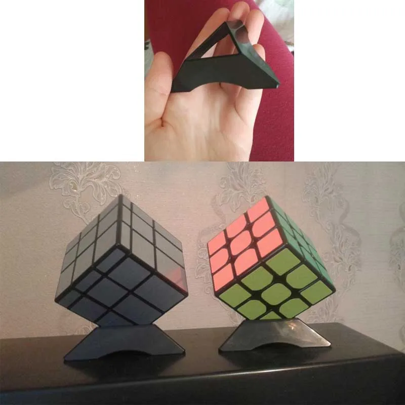 Цветные пластиковые ABS Волшебные кубики скорости подставка-держатель детские