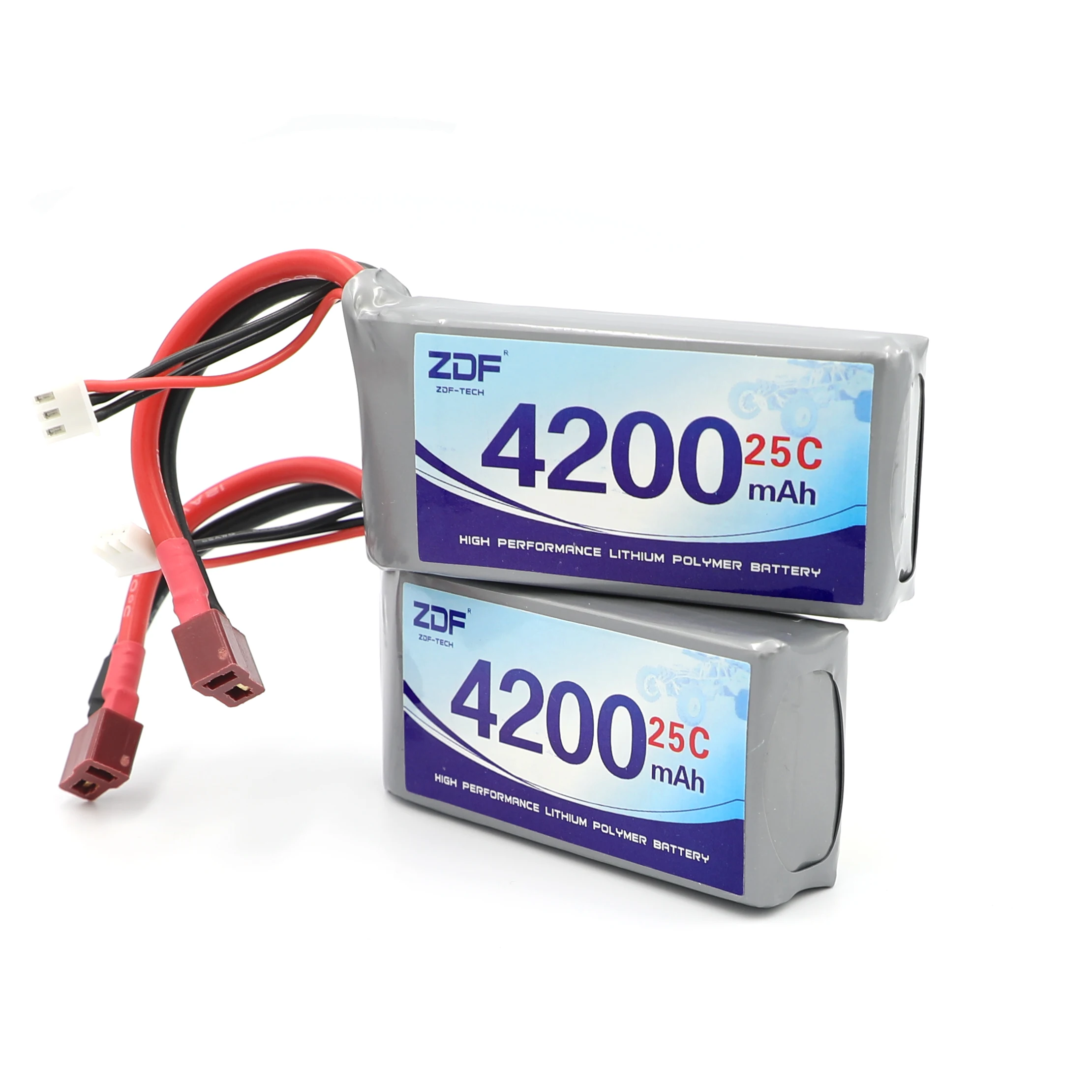 ZDF хорошее качество 2 шт. Rc Lipo батарея 7 4 В 4200 мАч 2S 25C Max50C для Wltoys 12428 12423 1:12 RC