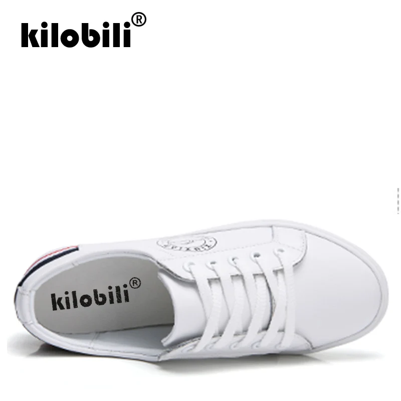 Kilobili/2019 г. весенние женские кроссовки Женская обувь без каблуков на шнуровке