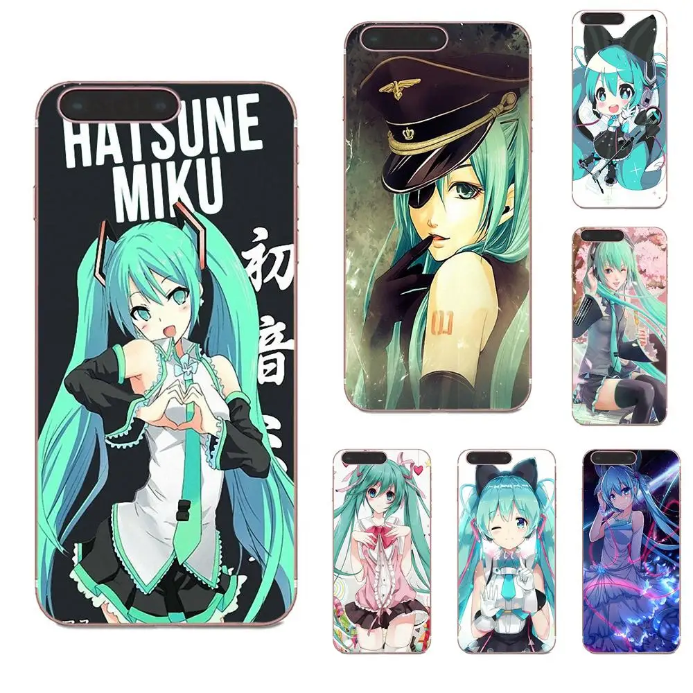 Милый чехол для мобильного телефона Kawaii Hatsune Miku Xiaomi Mi3 Mi4 Mi4C Mi4i Mi5 Mi 5S 5X6 6X A1 Max Mix 2 Note 3