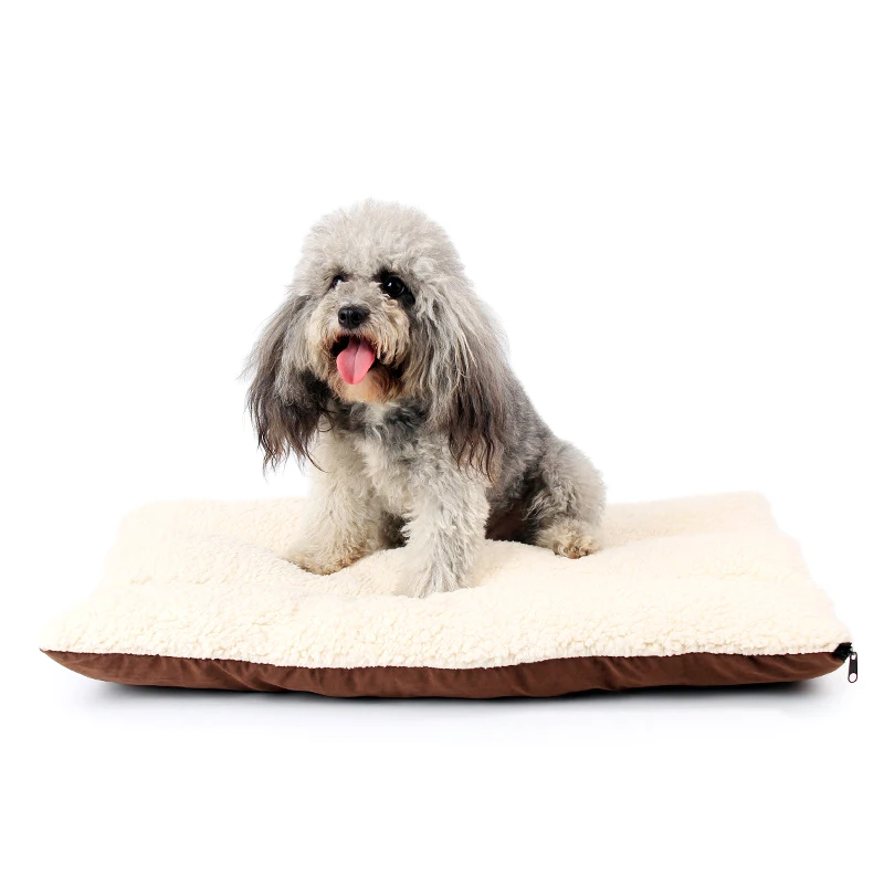 

Hot Sale Sofa Dog Bed Large/medium Dogs Blanket Pet Cat Bed For Dogs Economy Type Detachable Lamb Pet Kennel Mat Plush Dog House