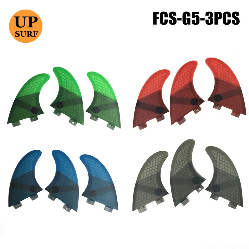 Quilhas плавник для серфинга fcs g5 fcs ailerons доска для серфинга tabla de surf barbatanas сотовая стекловолокно fcs плавники