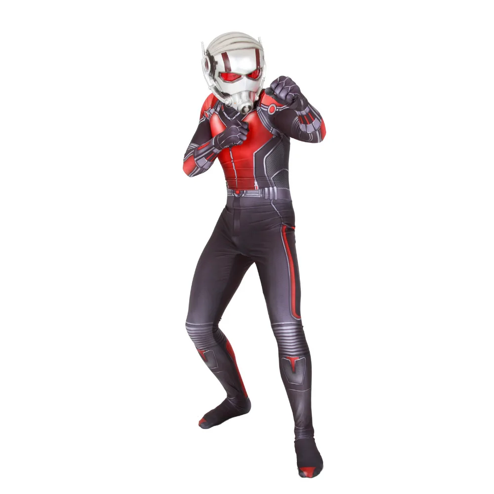 Костюмы для косплея Marvel Comics AntMan Zentai Comic-Con Saints на Хэллоуин колготки комбинезон