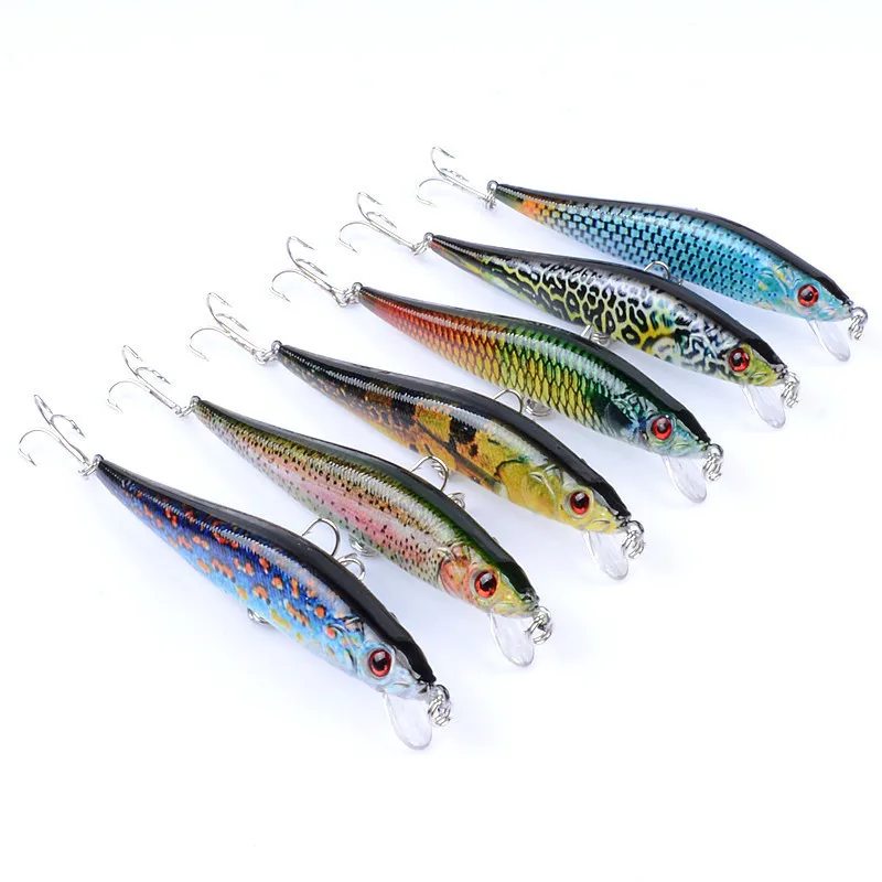 1 шт. 3D картина морской рыбалки Minnow приманки Приманка искусственная приманка для