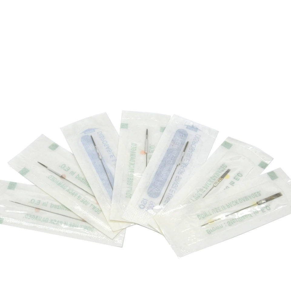 50 шт. Одноразовые стерилизованные микроблейдинг Интимные аксессуары 1R/3R/5R/5F/7F