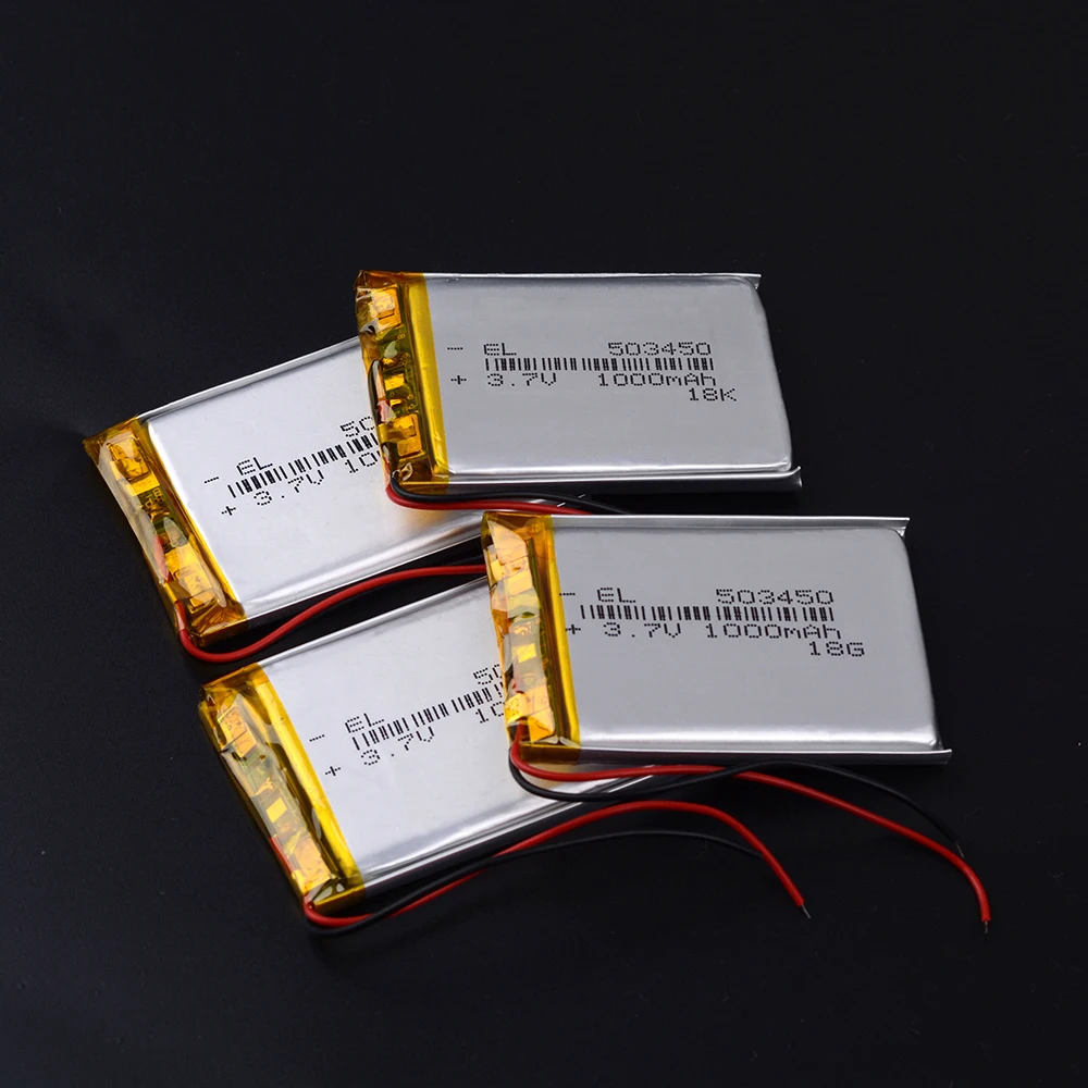503450 3 7 V 1000mAh литий полимерный Перезаряжаемые Батарея ионных аккумуляторов для Mp4