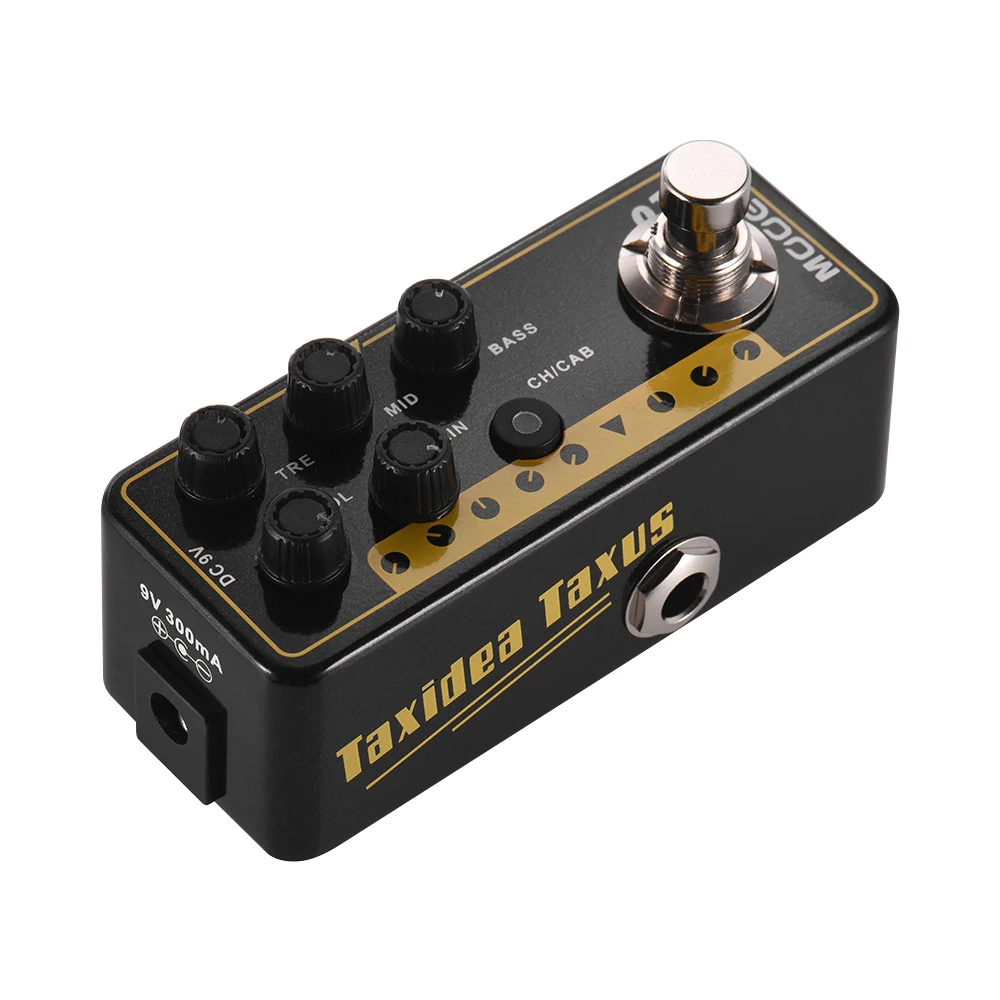 Mooer 014 Taxidea Taxus Гитарный процессор классический цифровой предусилитель педаль эффектов гитары двухканальный шкаф динамиков моделирование
