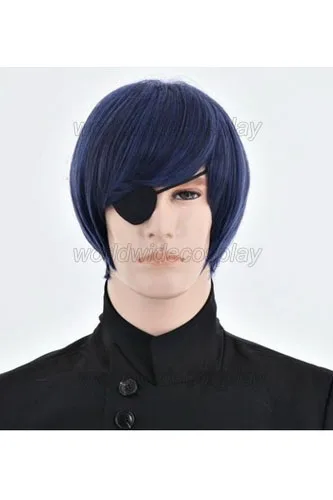 Черный Дворецкий Kuroshitsuji Ciel Phantomhive косплей парик бесплатная доставка для