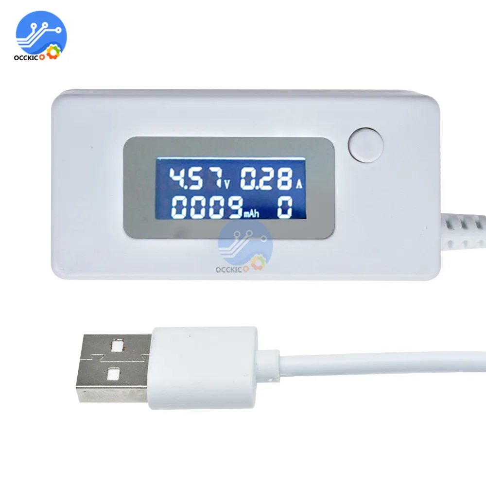 Новое поступление тестер емкости аккумулятора с ЖК дисплеем и двумя Micro USB