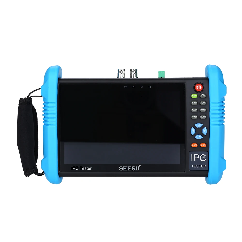 SEESII 9800PLUS 7 дюймовый тестер системы скрытого видеонаблюдения 4K 1080P IPC камера монитор CVBS Аналоговый Тест сенсорный экран с POE HDMI ONVIF H.265 wifi 8GB