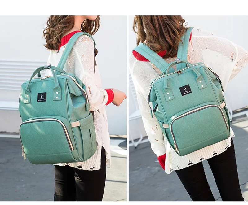 Рюкзак, сумка для подгузников с интерфейсом USB, большая влажная сумка, водонепроницаемый органайзер для коляски, рюкзак для мам, сумка для подгузников, сумка для кормящих мам