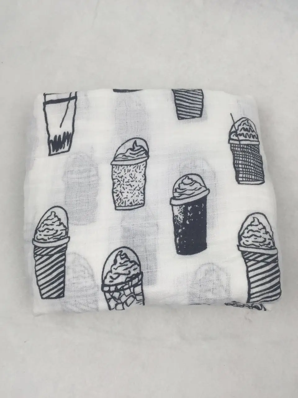 Coffee Многофункциональная детская хлопковая муслиновая пеленка одеяло s новорожденное детское одеяло треугольник Xo Swiss - Цвет: Coffee