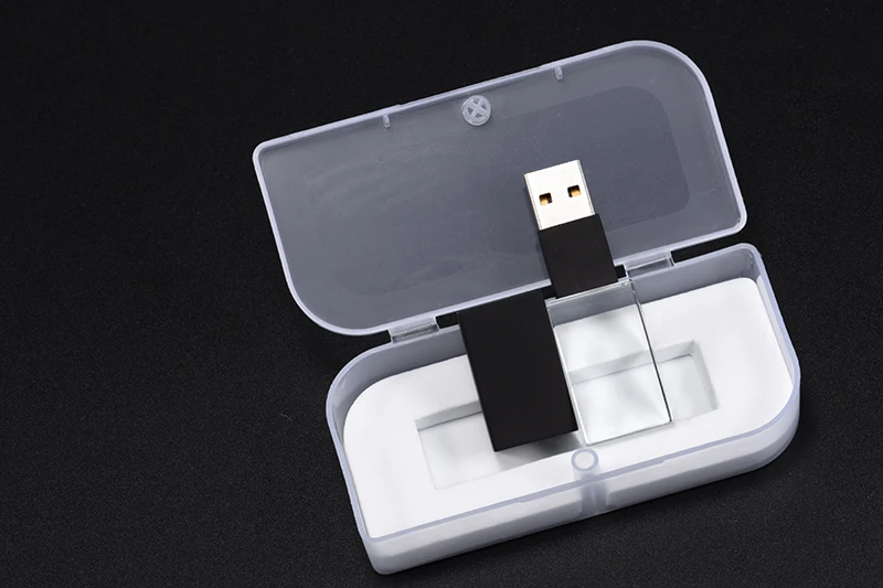 Кристальные usb палочки 3d печать на заказ 4GB 16GGB 32GB 64GB usb флеш-накопитель прозрачное стекло