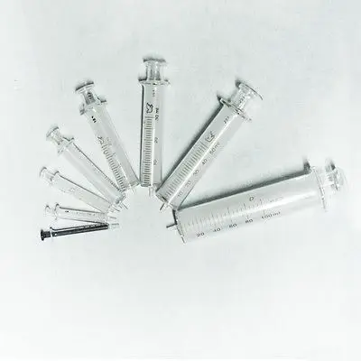 100ml Glass Syringe Injector Dosage Precision Ideal Lab Sampler Glassware | Канцтовары для офиса и дома