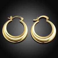 new arrivalcrystal jewelry fashion jewelry casual circle hoop earrings gold color zircon earings pendientes skge030