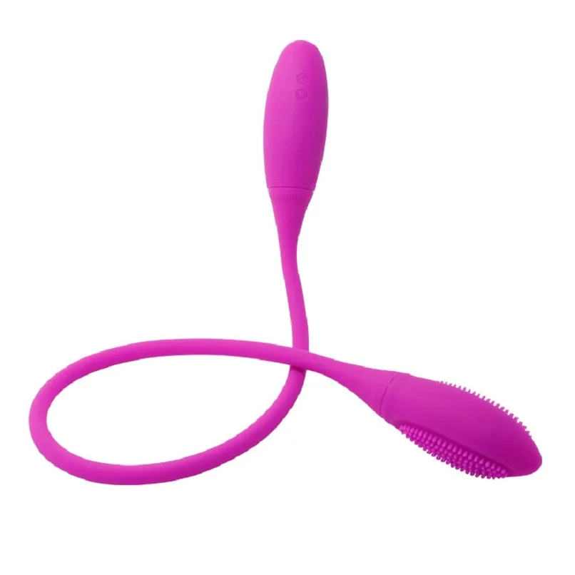 Силиконовый вибратор Pretty Love 7 скоростей двойная вибрация зарядка от USB для точки G