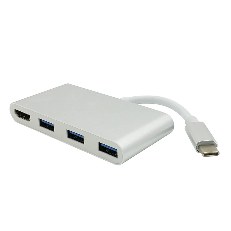 E EDC USB C Тип к HDMI USB3.0 концентратор Кабель адаптер конвертер 1080 P высокая Скорость
