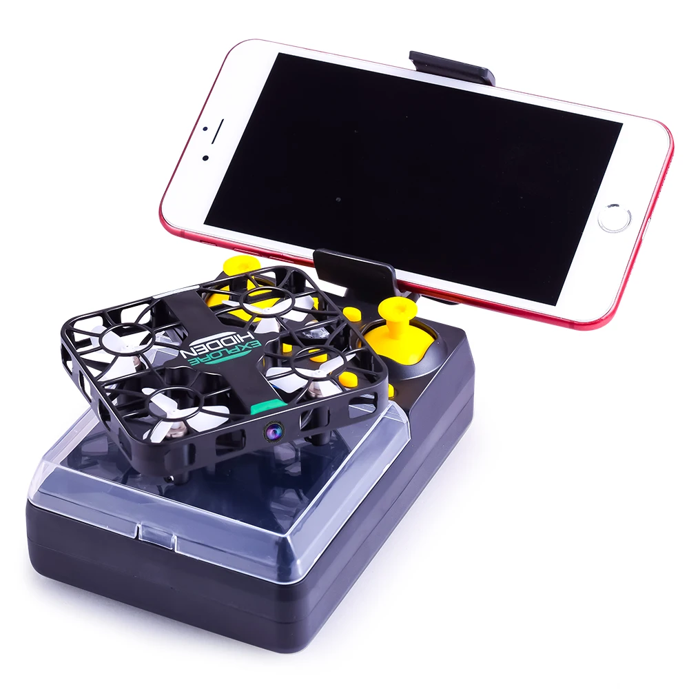EBOYU QS003 Wi-Fi FPV 2,4G 6 оси гироскопа 3D флип 0.3MP HD Камера ударопрочное Структура удержания высоты мини-Квадрокоптер с дистанционным управлением Дрон RTF