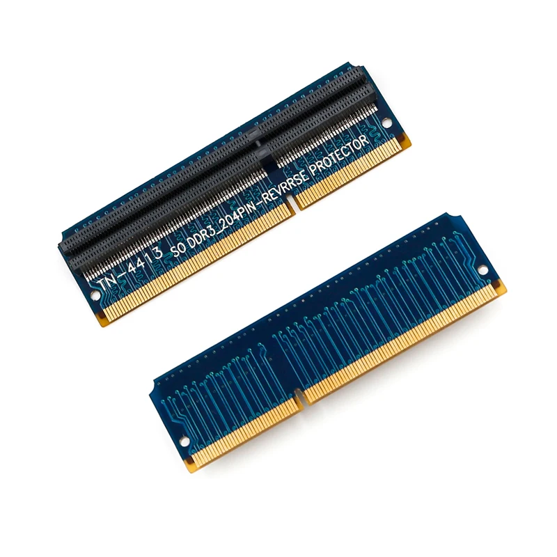 204PIN DDR 3 Reverse Protector DDR3 SO DIMM Adapter Converter Card Raiser  SO DIMM DDR3 Memory Ram Tester Post Card for Computer