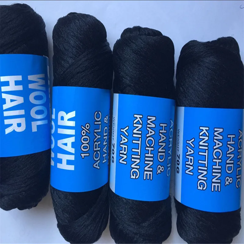 Оптовая продажа новые бразильские шерстяные волосы африканская пряжа для