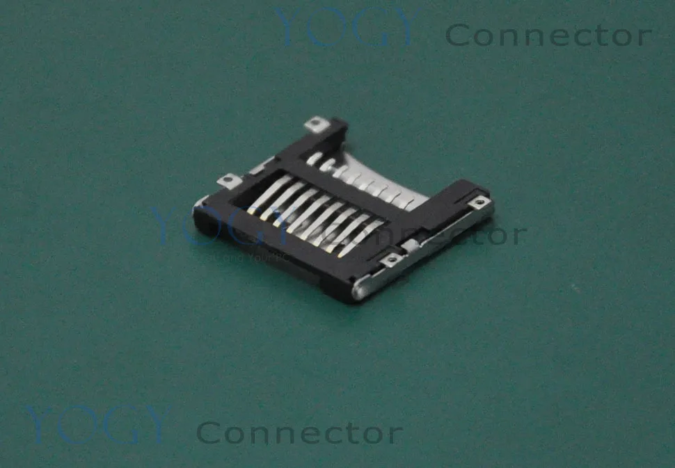 20шт 8pin слот карты Micro SD разъемы SMD 4 фиксированных фута TF палуба подходит для